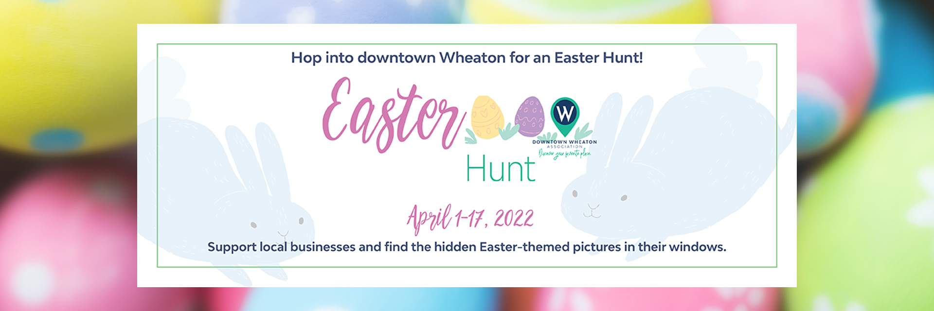Easter Hunt in Downtown Wheaton