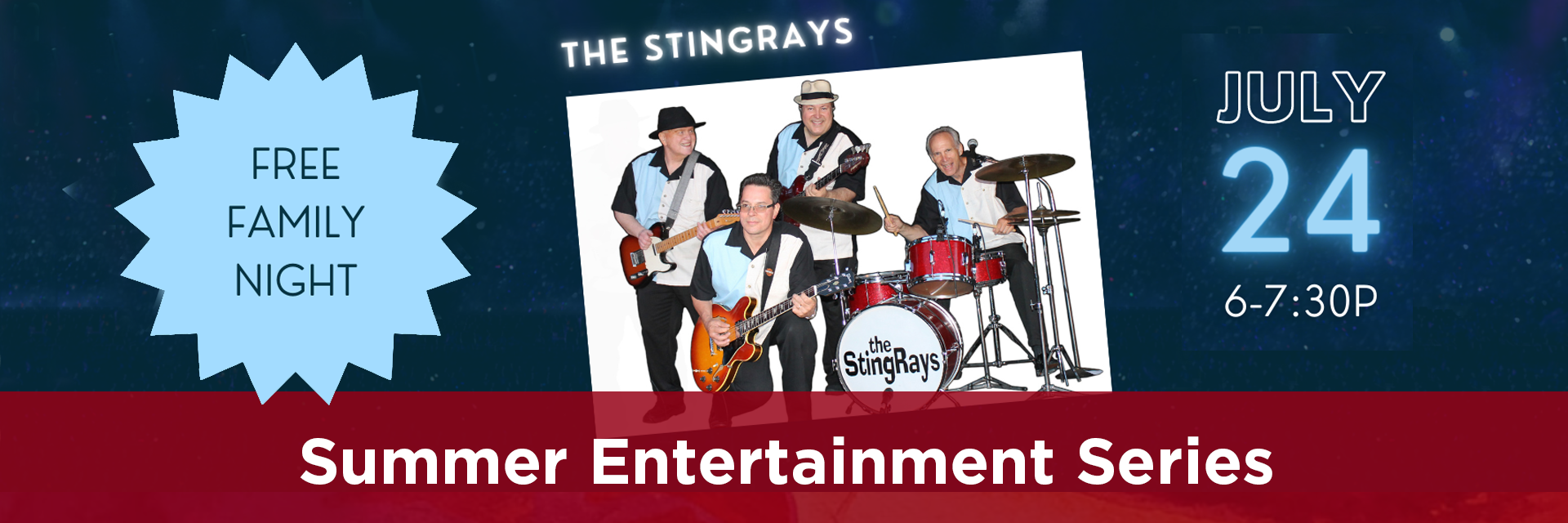 The StingRays: Outdoor Music Concert