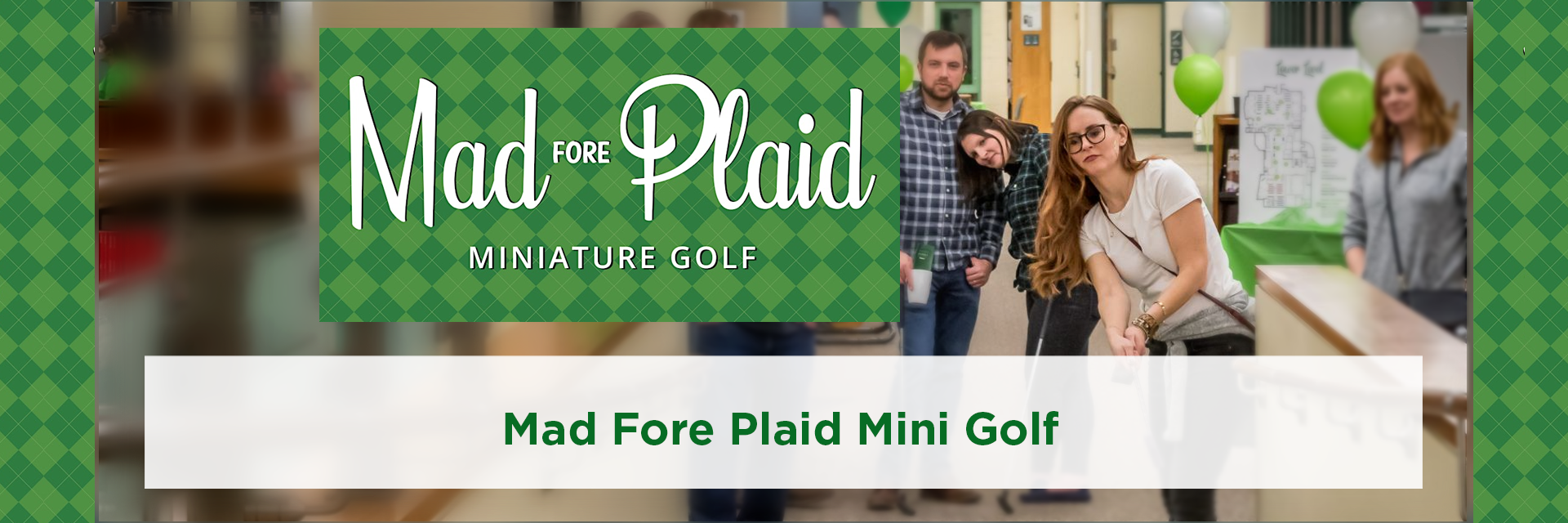 Mad Fore Plaid Mini Golf