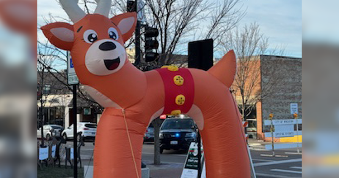 Christmas Parade-Rudolph-in Wheaton