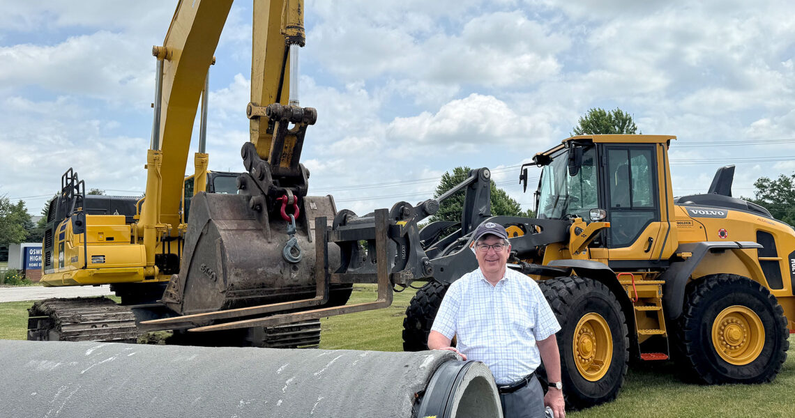 Mayor Phil Suess at DuPage Water Commission Groundbreaking for WaterLink Project