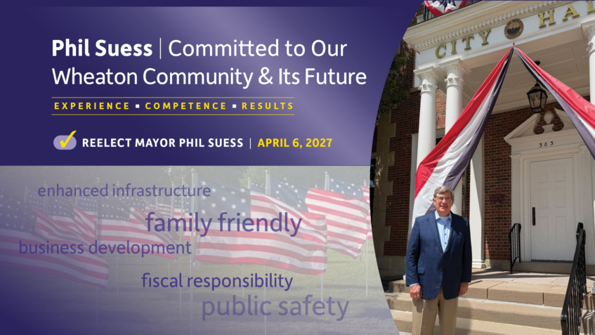 Mayor Phil Suess-Reelection Campaign Announcement-Wheaton